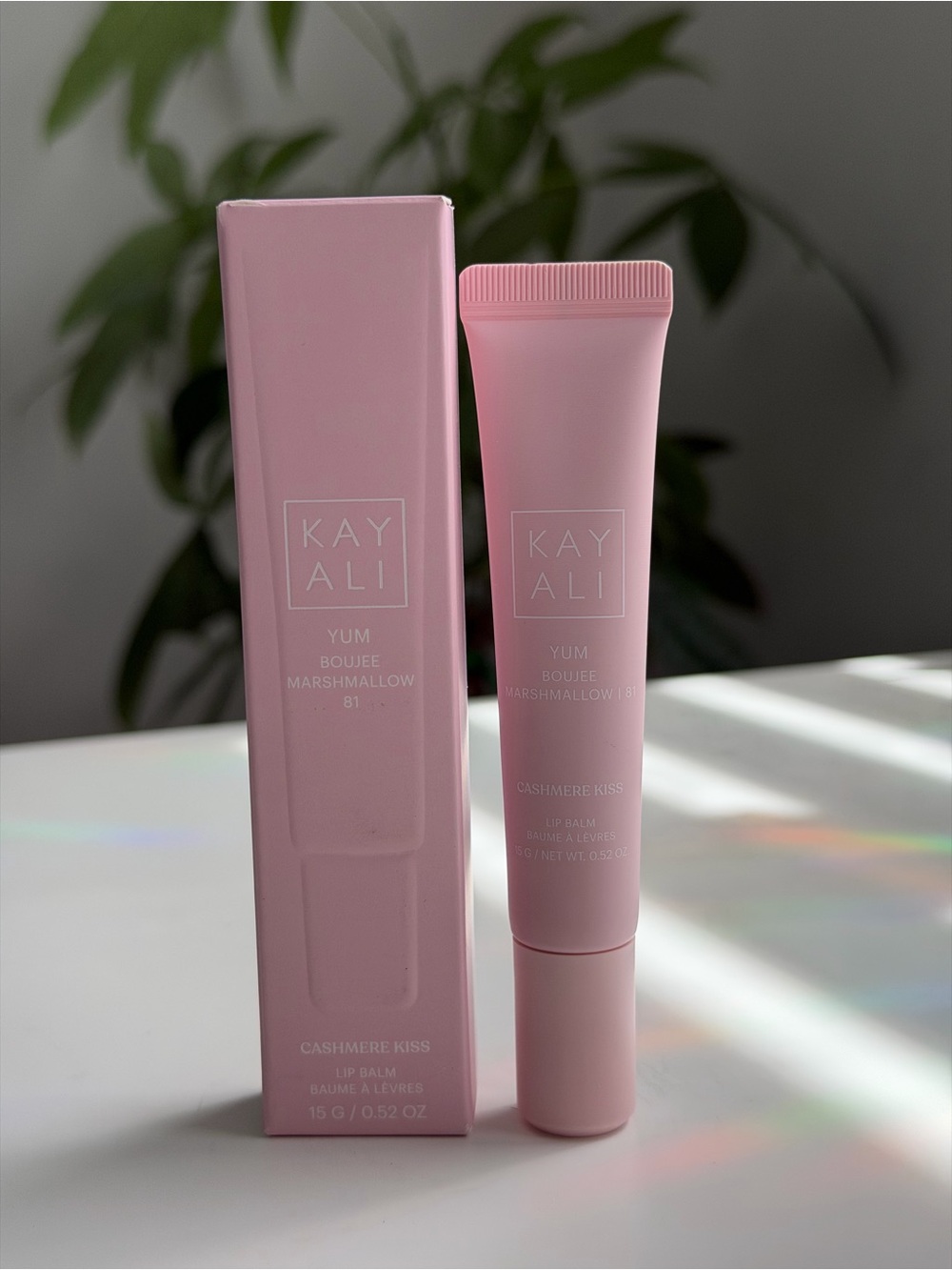 KAYALI Yum Boujee Marshmallow | 81 Cashmere Kiss Lip Balm 15g – Brand New